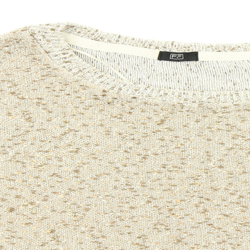 F&F Womens Beige   Cardigan Jumper Size 16