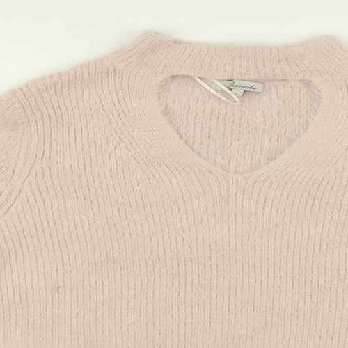 Peacocks Womens Pink   Pullover Jumper Size L
