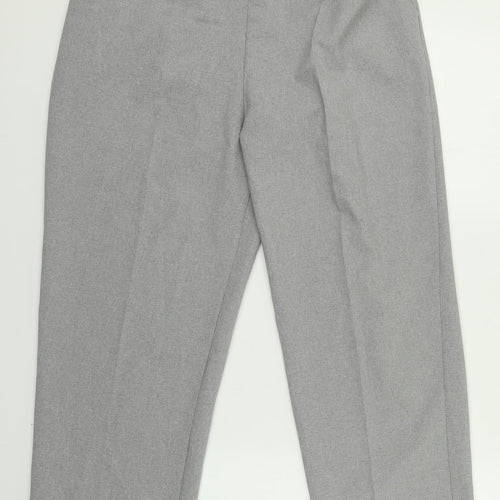 Emma Collection Womens Grey   Trousers  Size 18 L26 in