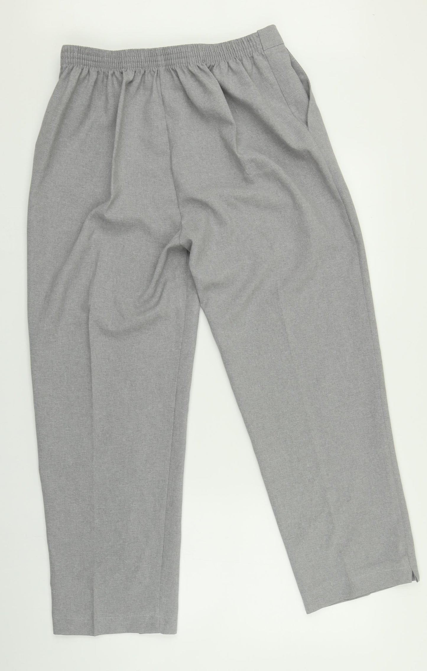 Emma Collection Womens Grey   Trousers  Size 18 L26 in