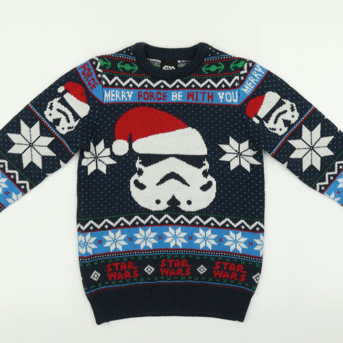 Star Wars Boys Multicoloured   Pullover Sweatshirt Size 9-10 Years  - Christmas jumper