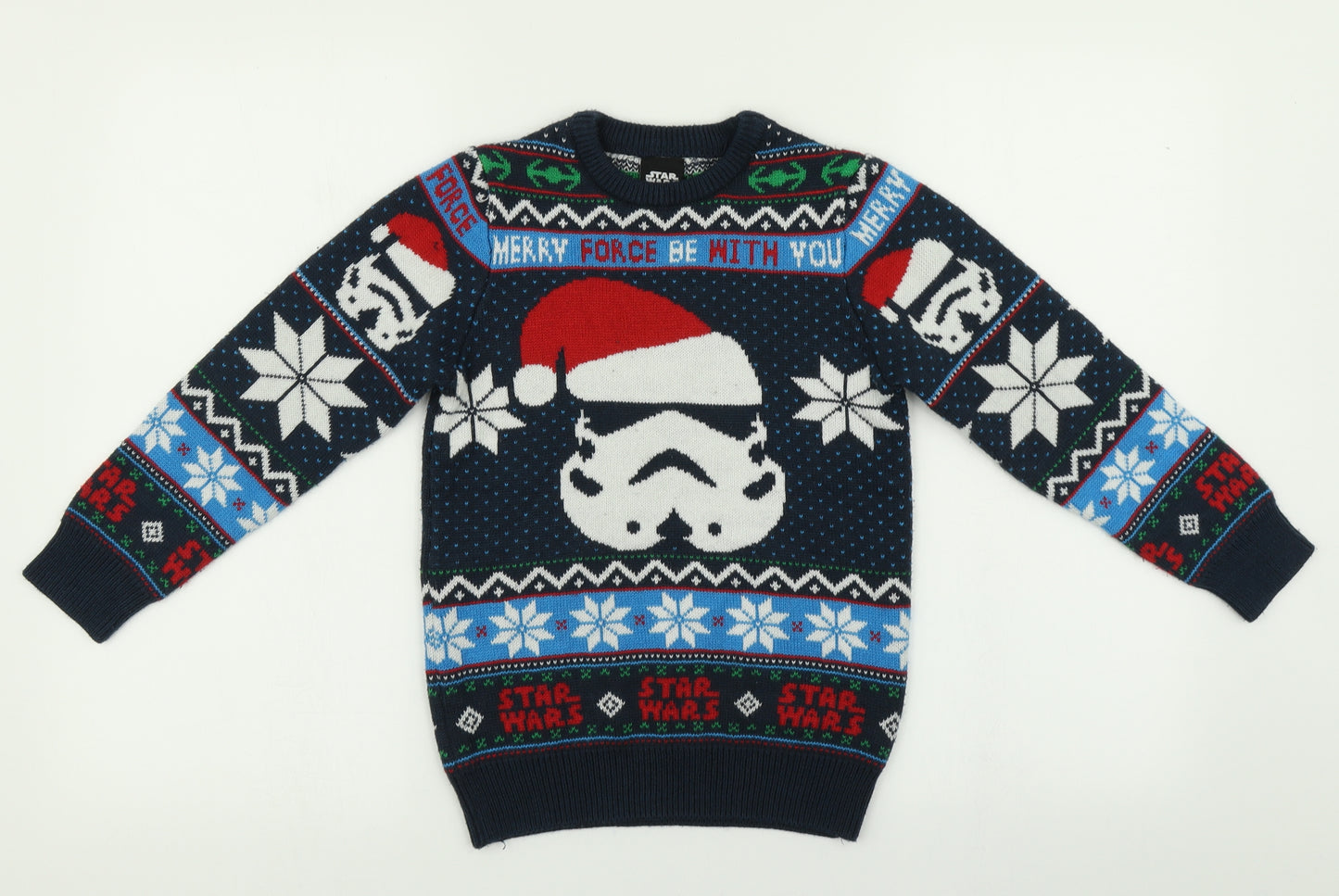 Star Wars Boys Multicoloured   Pullover Sweatshirt Size 9-10 Years  - Christmas jumper