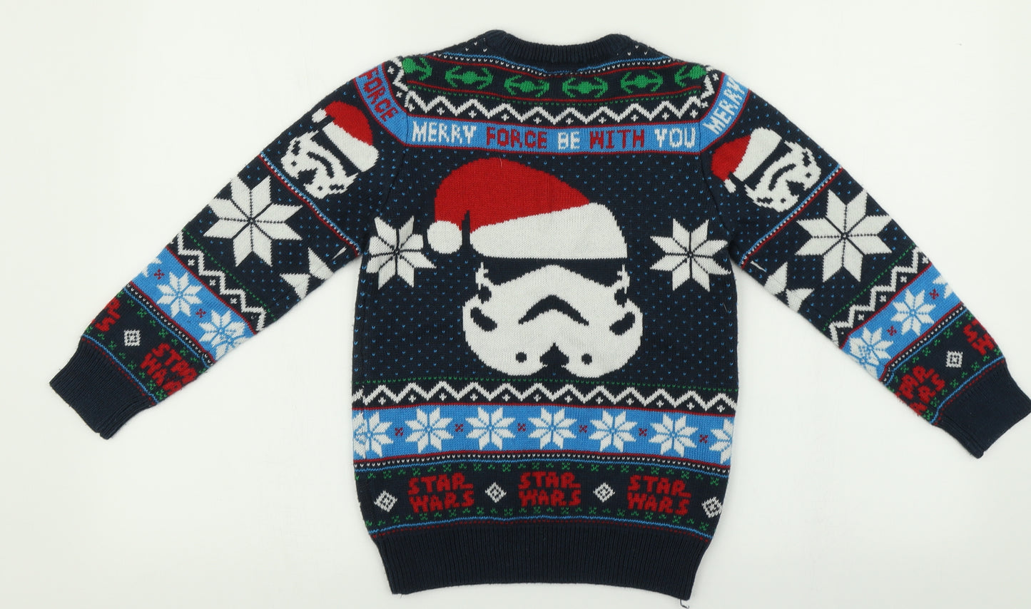 Star Wars Boys Multicoloured   Pullover Sweatshirt Size 9-10 Years  - Christmas jumper