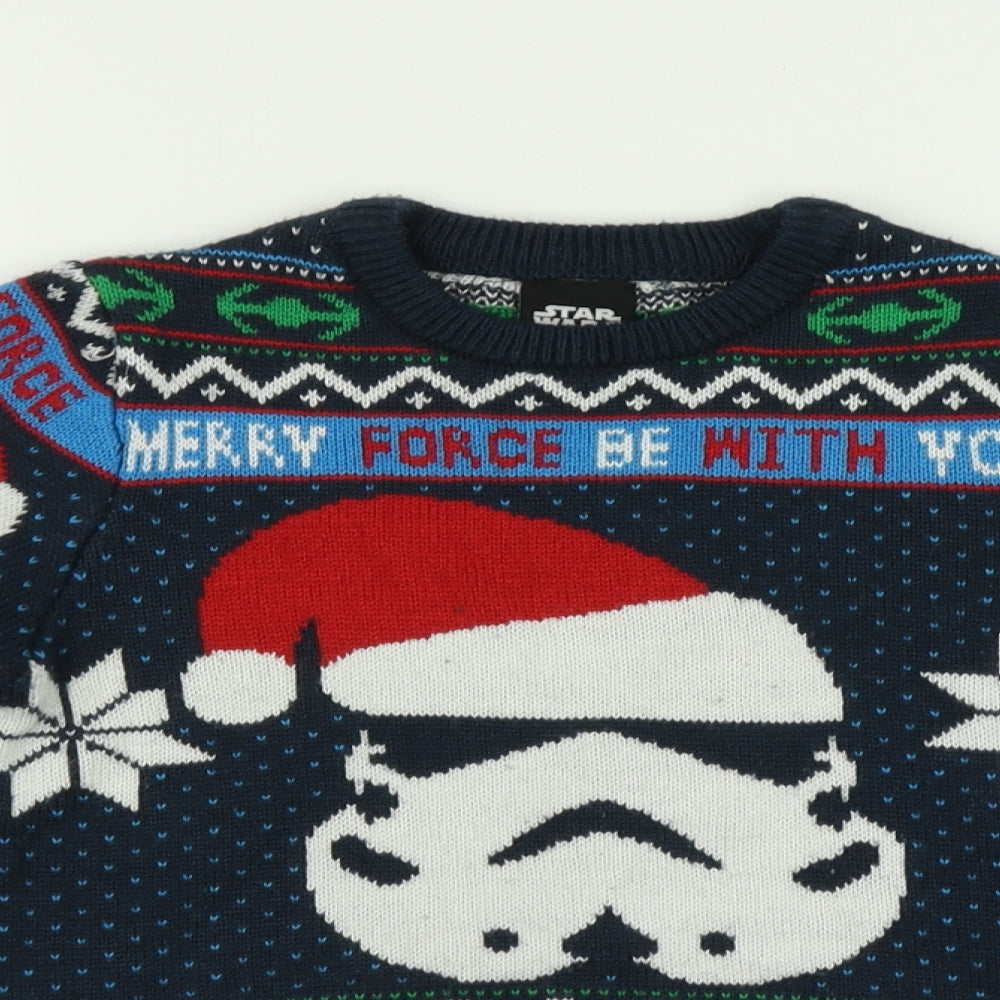 Star Wars Boys Multicoloured   Pullover Sweatshirt Size 9-10 Years  - Christmas jumper