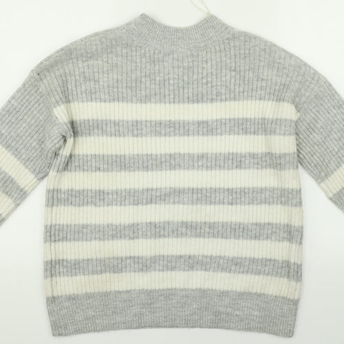George Womens Multicoloured Striped  Pullover Jumper Size S