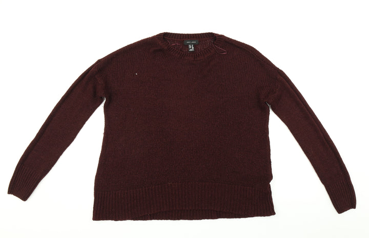 New Look Womens Red   Pullover Jumper Size M
