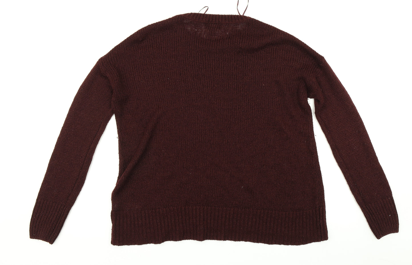 New Look Womens Red   Pullover Jumper Size M