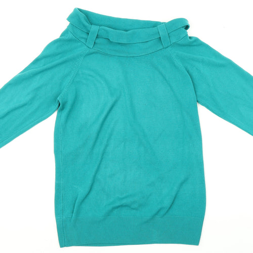 M&S Womens Green   Pullover Jumper Size 14