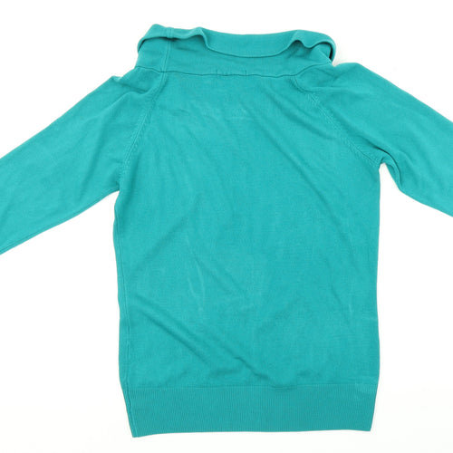 M&S Womens Green   Pullover Jumper Size 14
