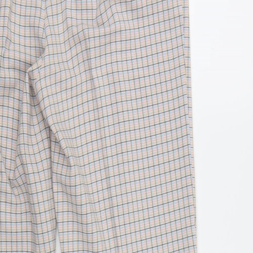 Alice Collins Womens Multicoloured Check  Sweatpants Trousers  L28 in