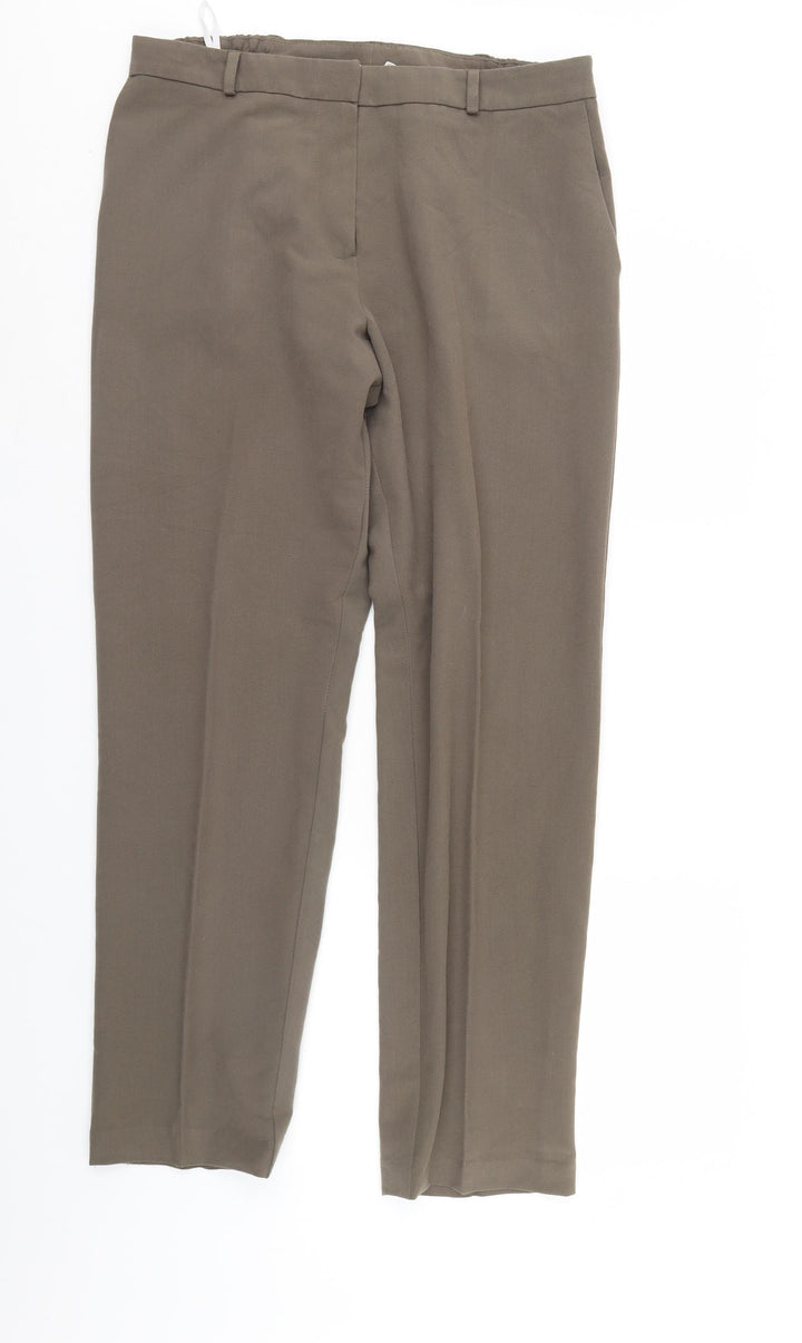 Julipa Womens Beige Trousers Size 14 L30.5 in