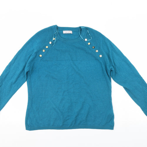 Per Una Womens Blue   Pullover Jumper