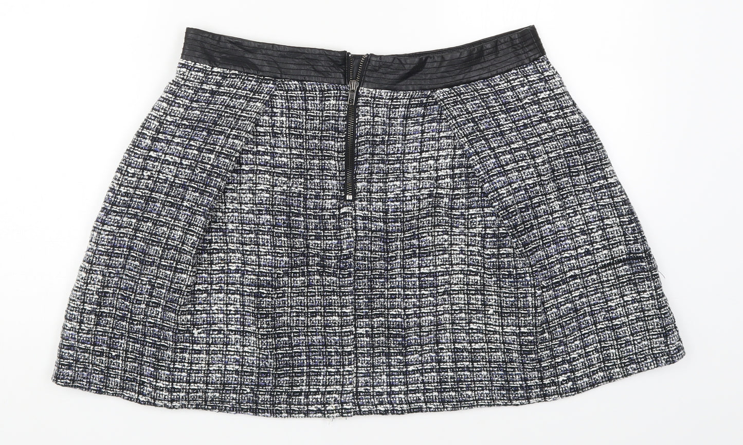 FOREVER 21 Womens Blue   Skater Skirt Size L
