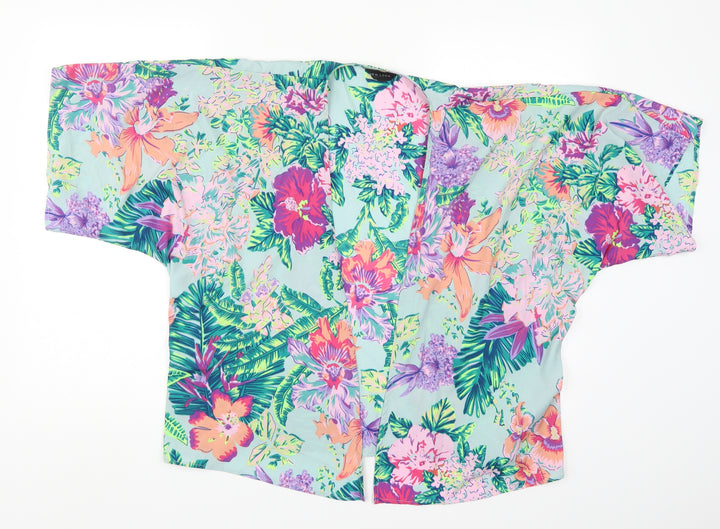 New Look Womens Multicoloured Floral  Jacket  Size 8
