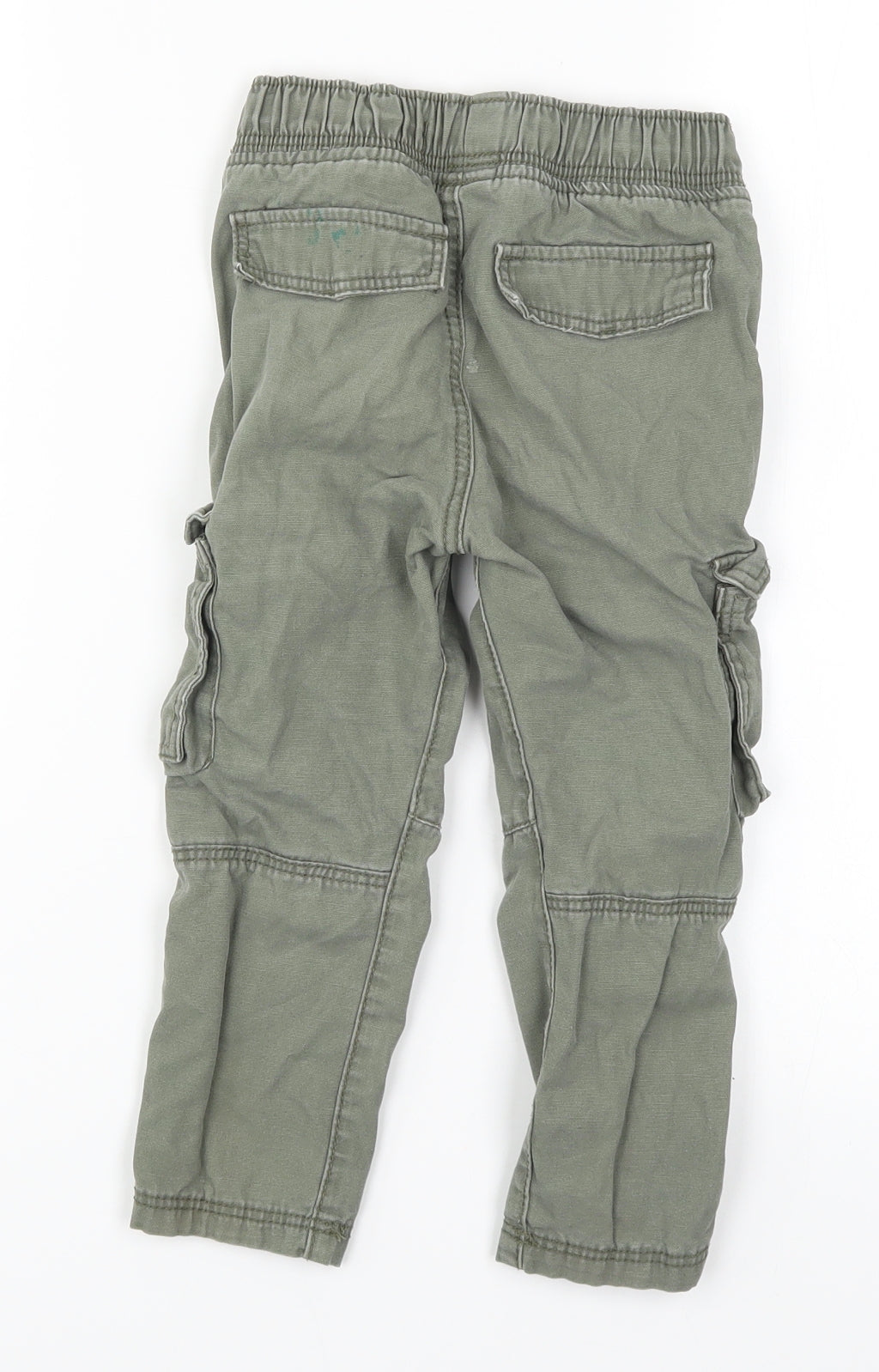 H&M Boys Green   Cargo Trousers Size 4 Years
