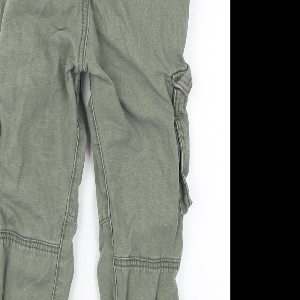 H&M Boys Green   Cargo Trousers Size 4 Years