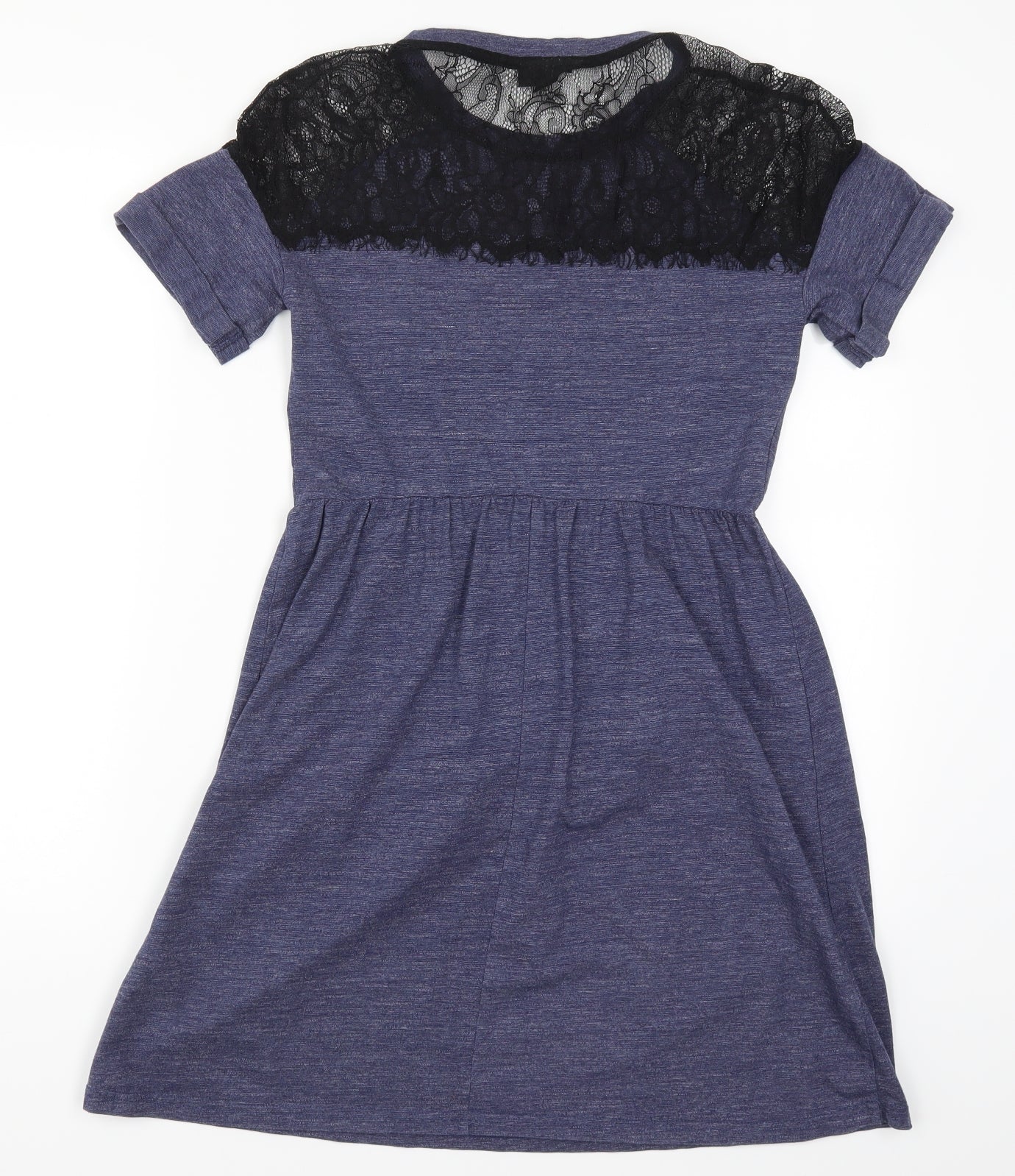 Topshop Womens Blue   Skater Dress  Size 8