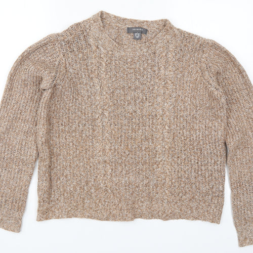 Primark Womens Brown  Knit Pullover Jumper Size 6