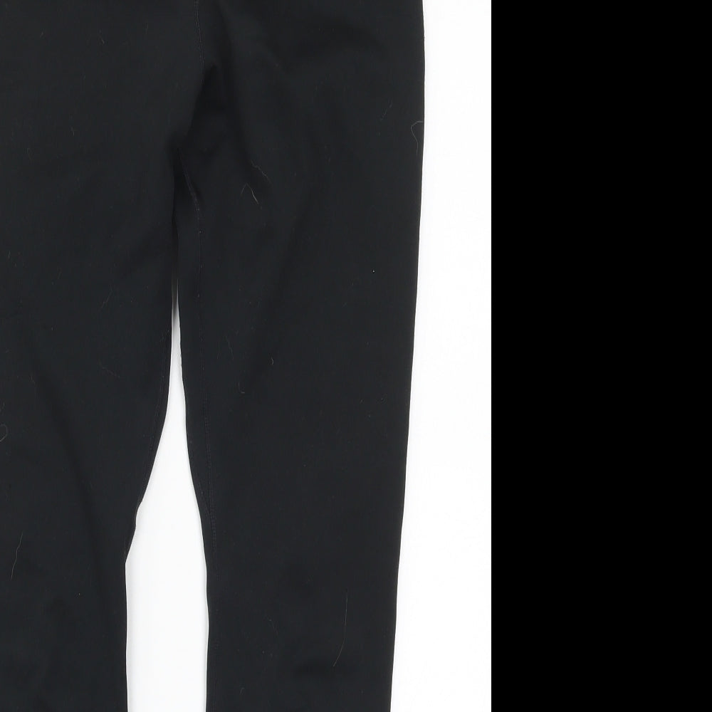 Nike Womens Black   Track Pants Leggings Size M L25.5 in