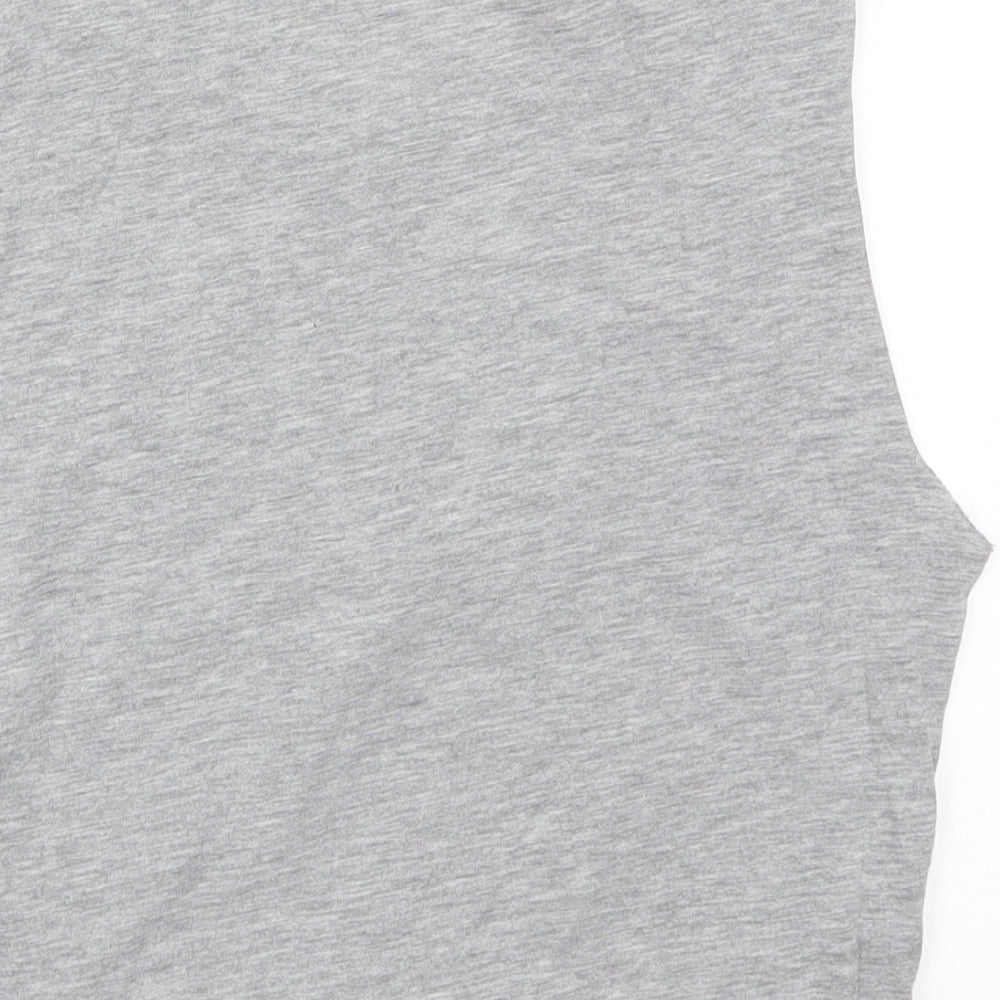 H&M Womens Grey   Basic Tank Size 10  - Summer Kisses