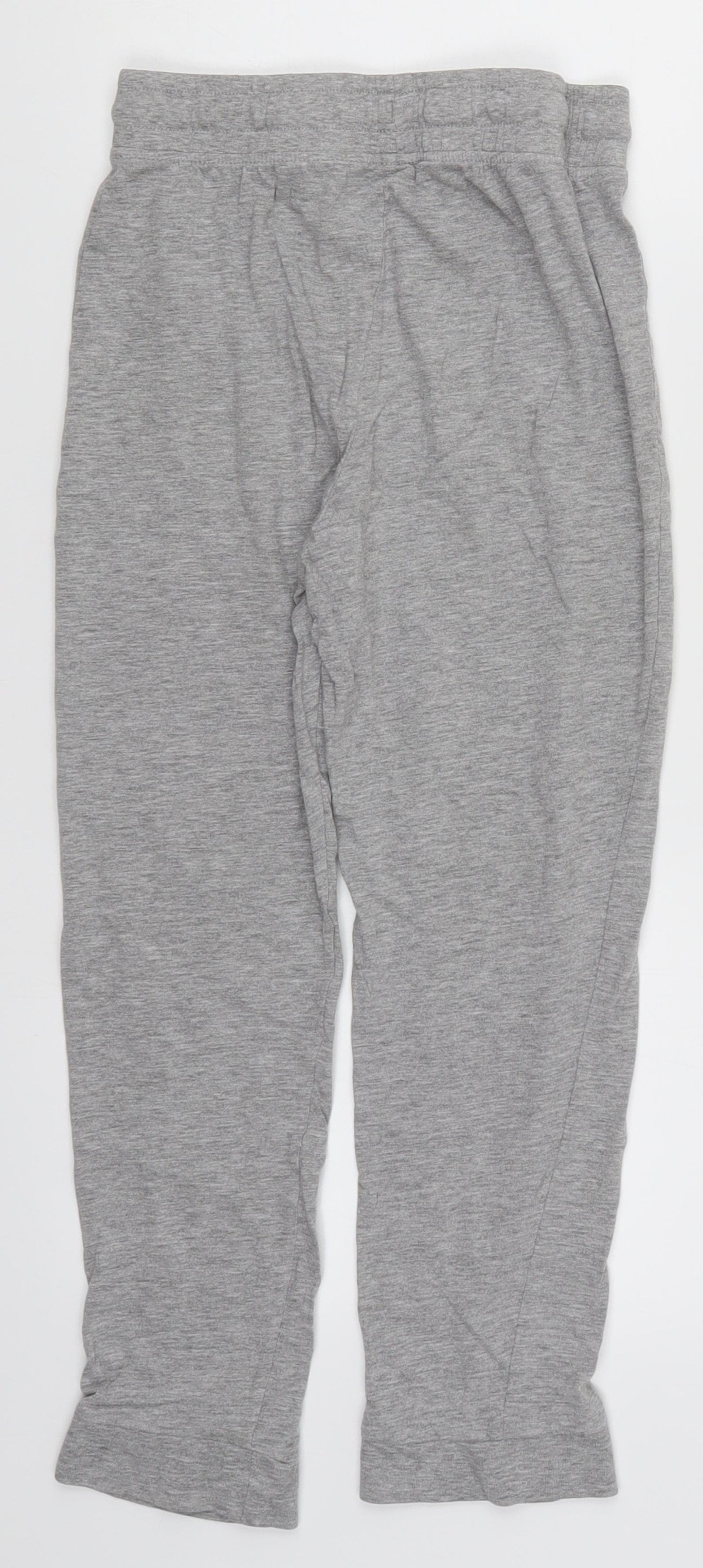 Marks and Spencer Girls Grey   Cropped Trousers Size 9-10 Years - Loungewear