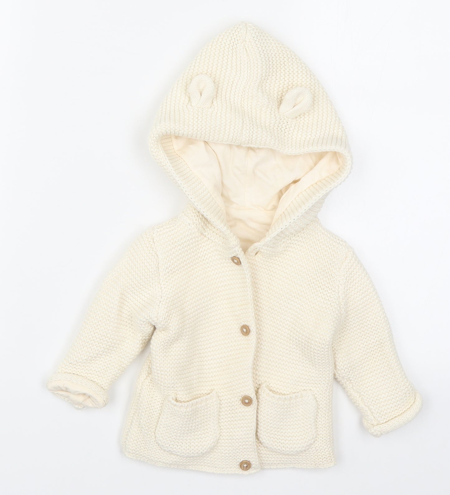 George Baby Ivory   Cardigan Jumper Size 3-6 Months