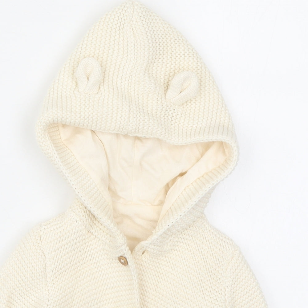 George Baby Ivory   Cardigan Jumper Size 3-6 Months