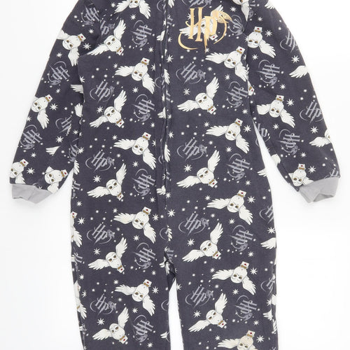 George Boys Grey Solid   One Piece Size 8-9 Years  - Harry Potter
