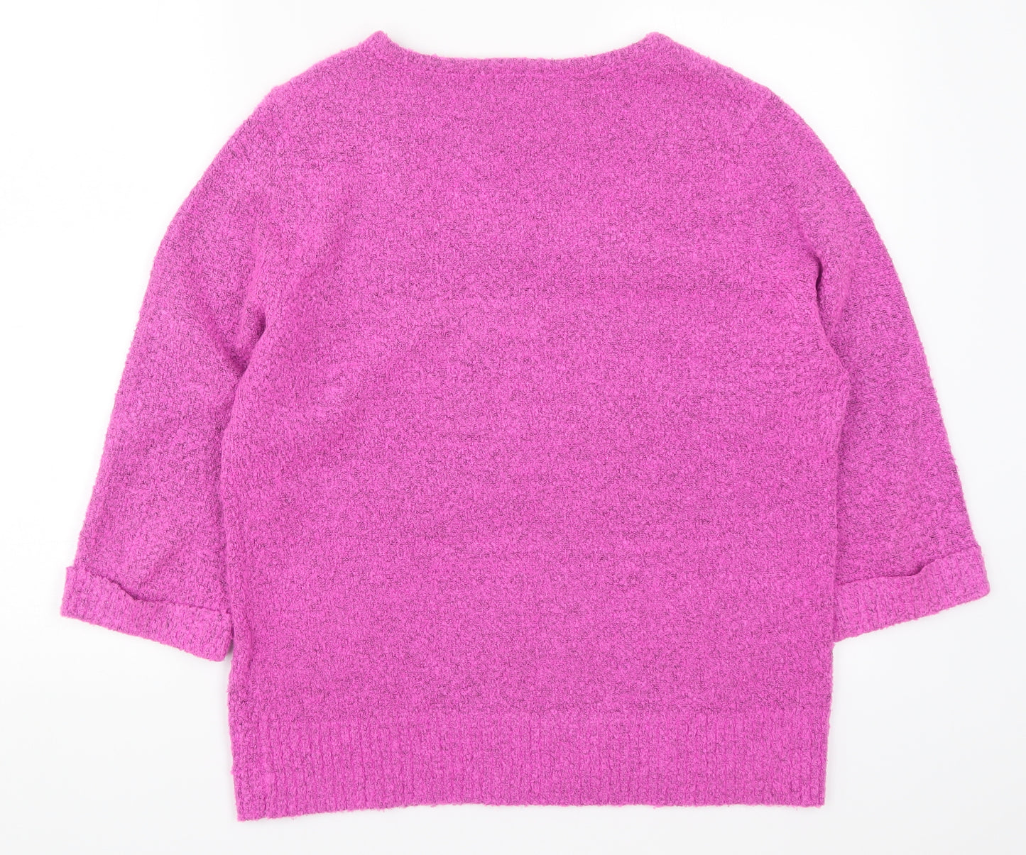 M&Co Womens Pink  Knit Pullover Jumper Size 16