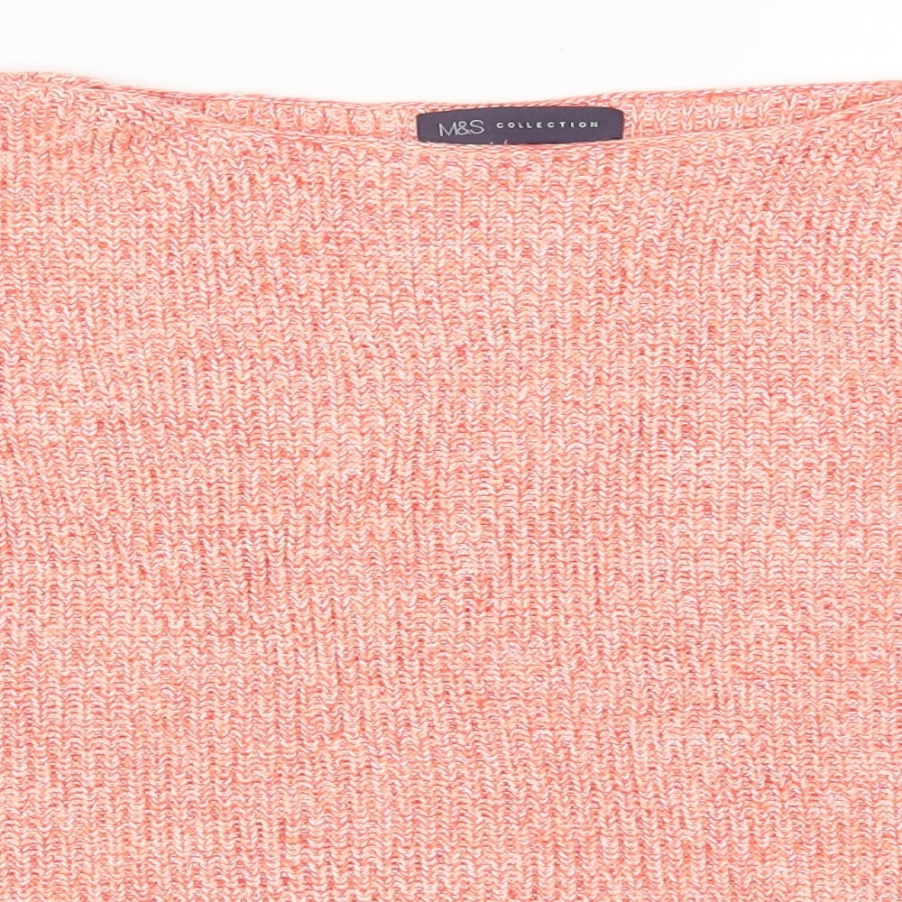Marks and Spencer Womens Pink  Knit Pullover Jumper Size M