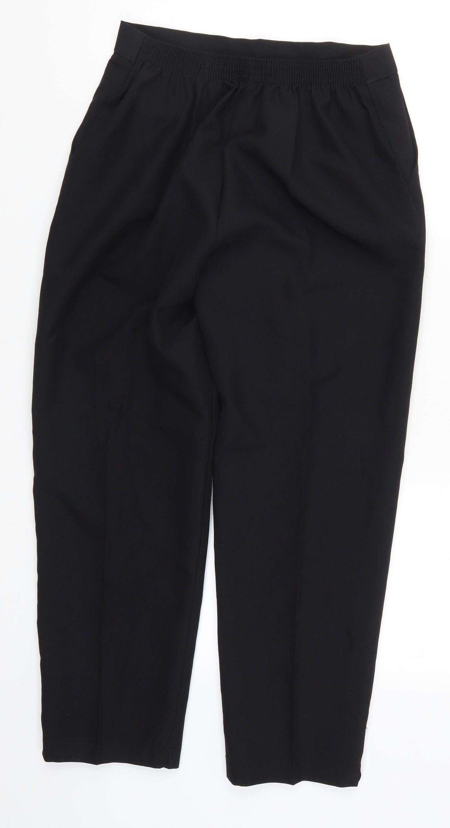 Emma Womens Black   Trousers  Size 14 L25 in