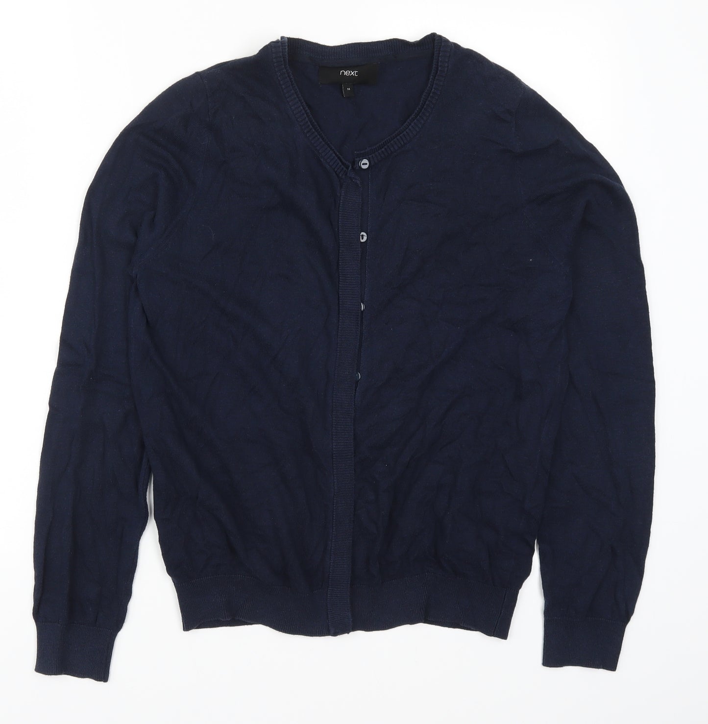 NEXT Womens Blue   Cardigan Jumper Size 14