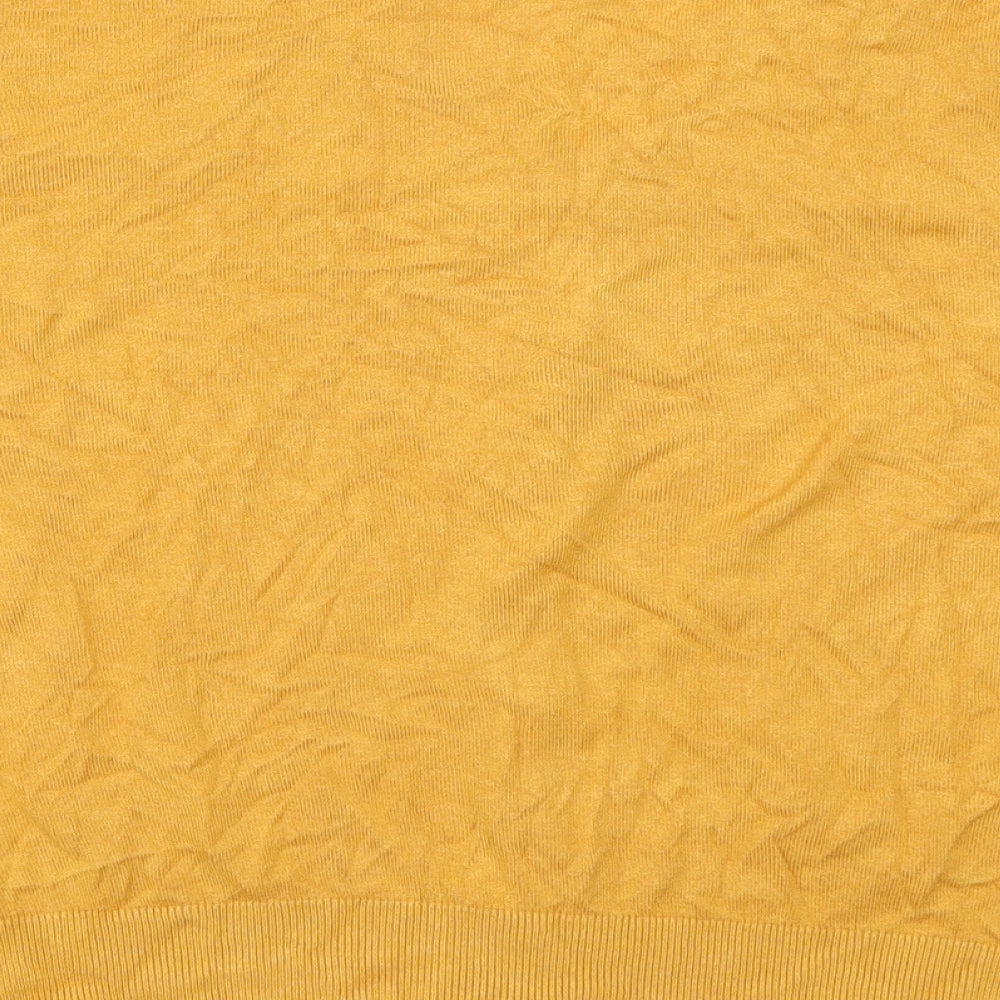 Primark Womens Yellow   Cardigan Jumper Size 18