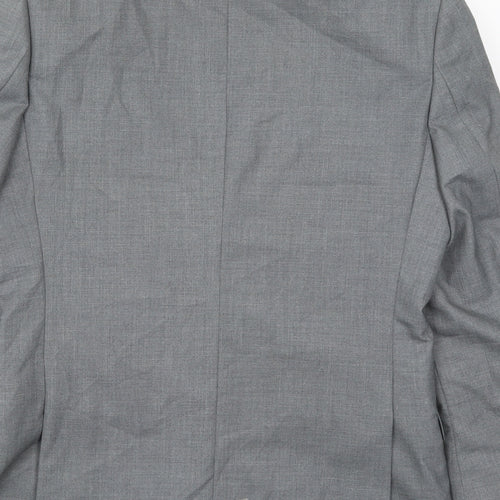 Burton Mens Grey   Jacket Suit Jacket Size 38
