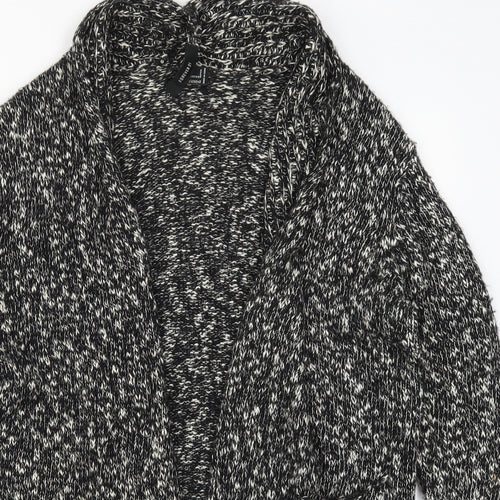 FOREVER 21 Womens Black  Knit Cardigan Jumper Size M
