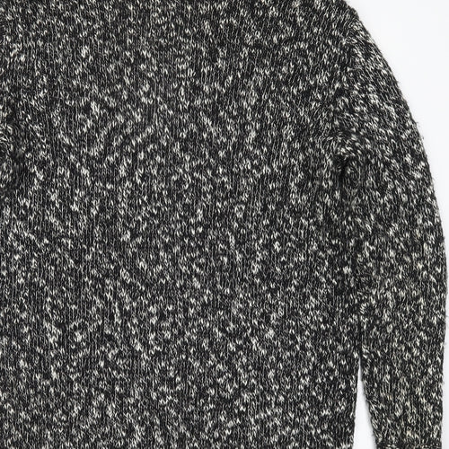 FOREVER 21 Womens Black  Knit Cardigan Jumper Size M