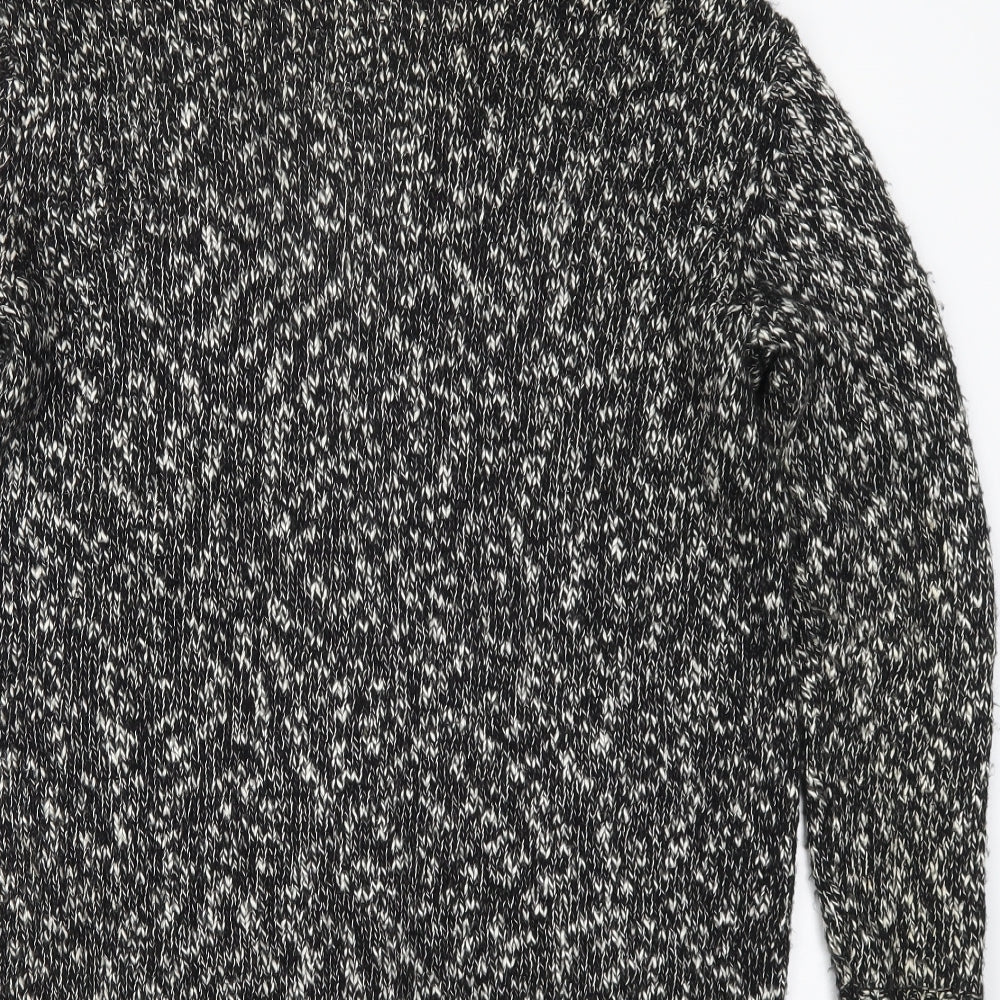 FOREVER 21 Womens Black  Knit Cardigan Jumper Size M