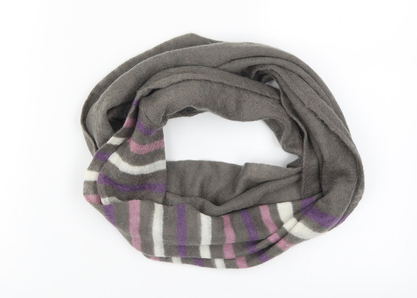 Fat Face Womens Grey Striped   Scarf   - Snood