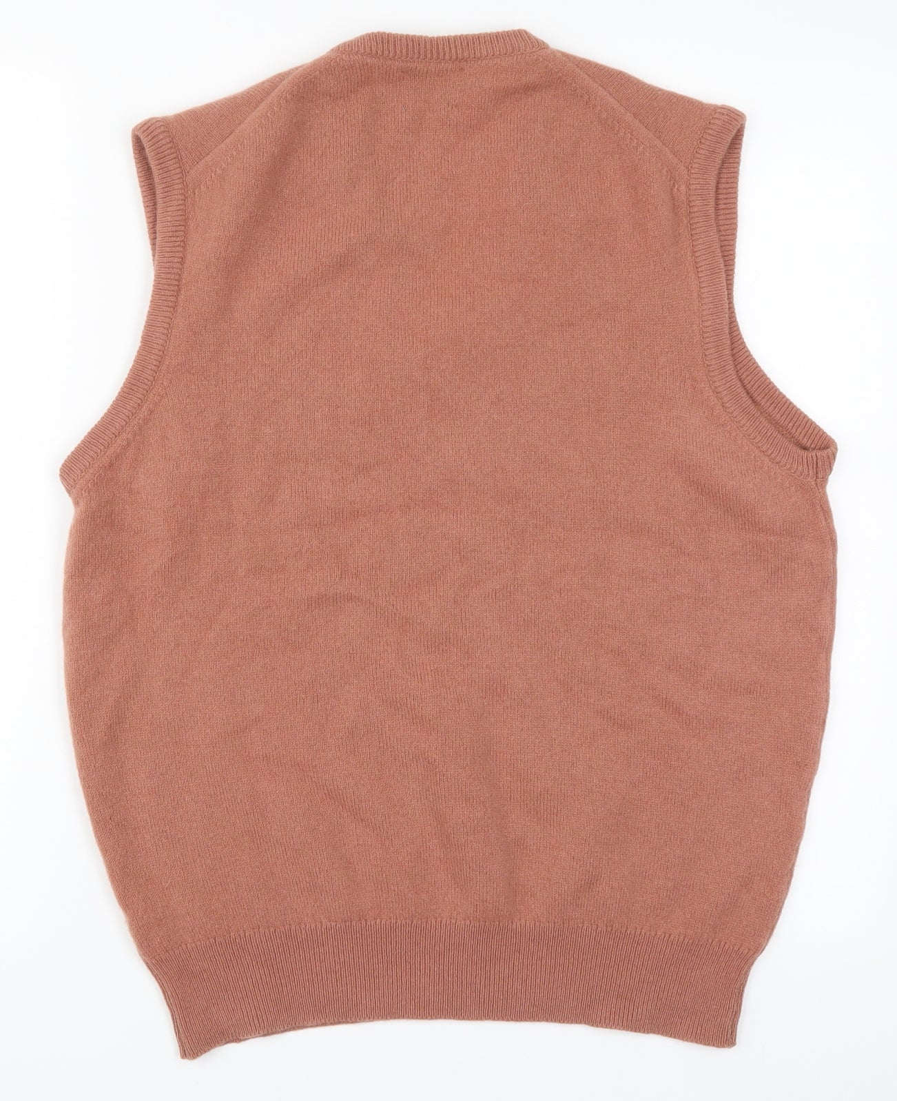 Sabre Mens Pink  Knit Vest Jumper Size L