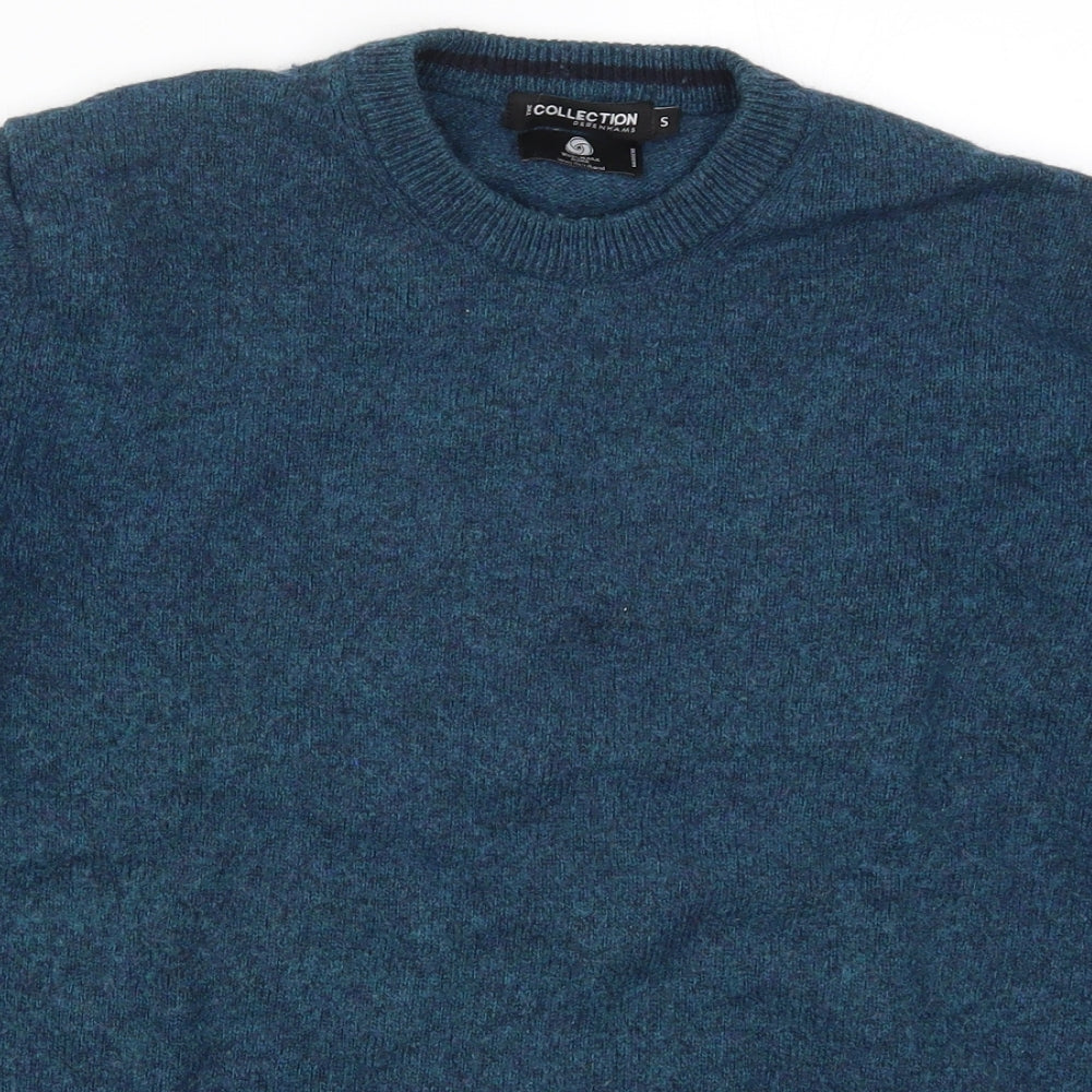 Debenhams Mens Blue  Knit Pullover Jumper Size S
