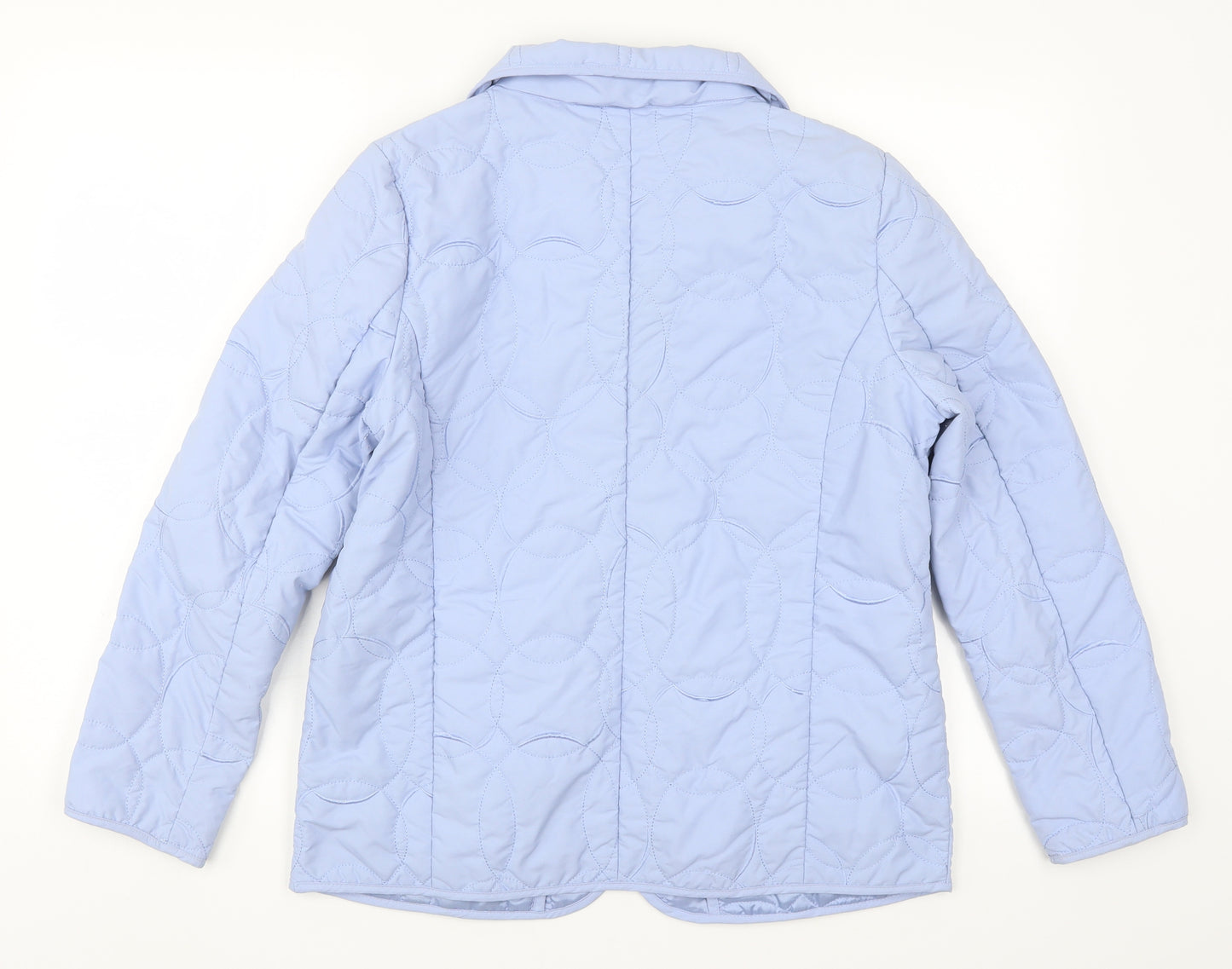 Tigi Womens Blue   Quilted Coat Size 10