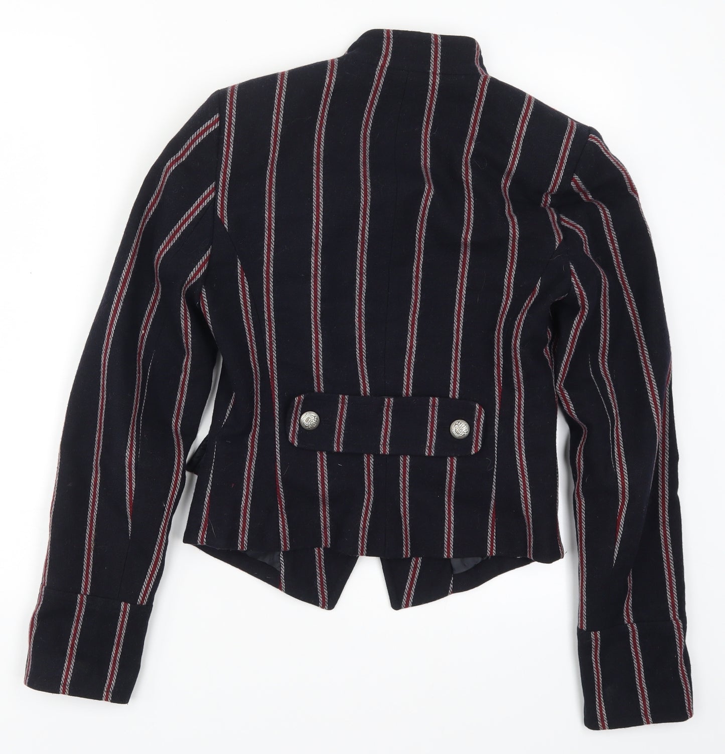 Topshop Womens Blue Striped  Jacket  Size 10