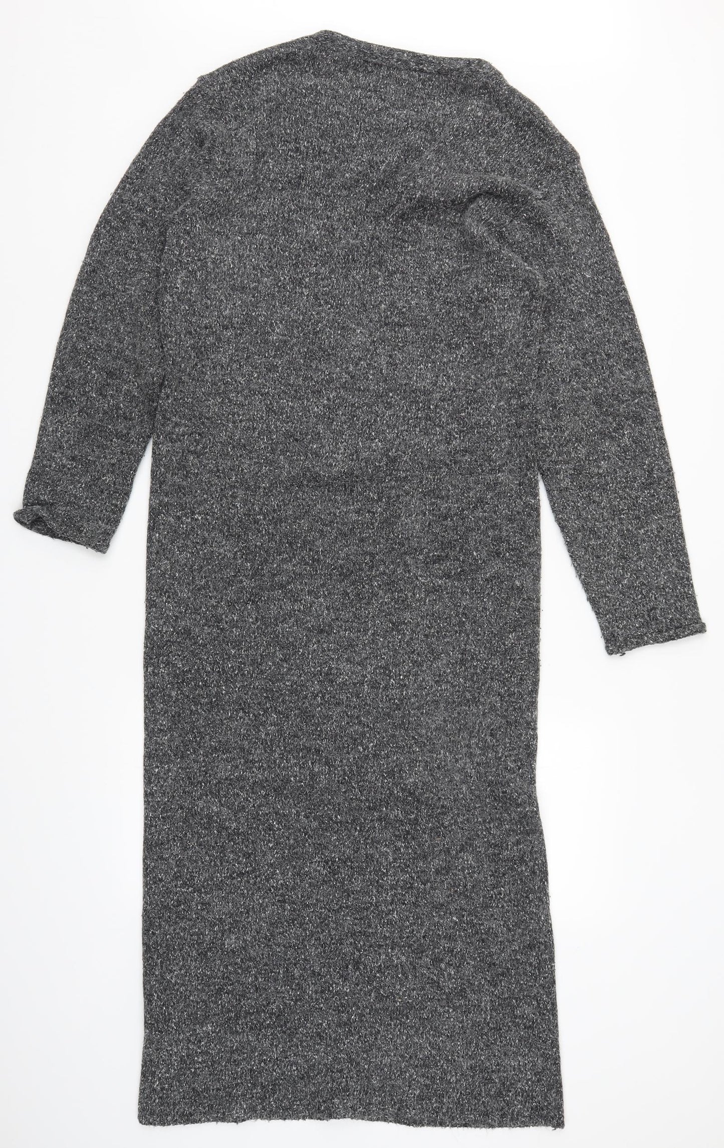 River Island Womens Grey  Knit Cardigan Jumper Size S