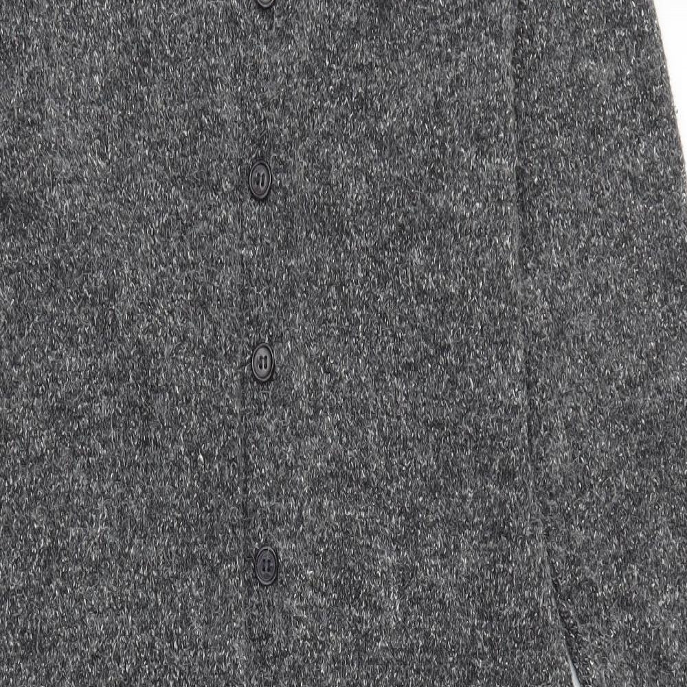 River Island Womens Grey  Knit Cardigan Jumper Size S