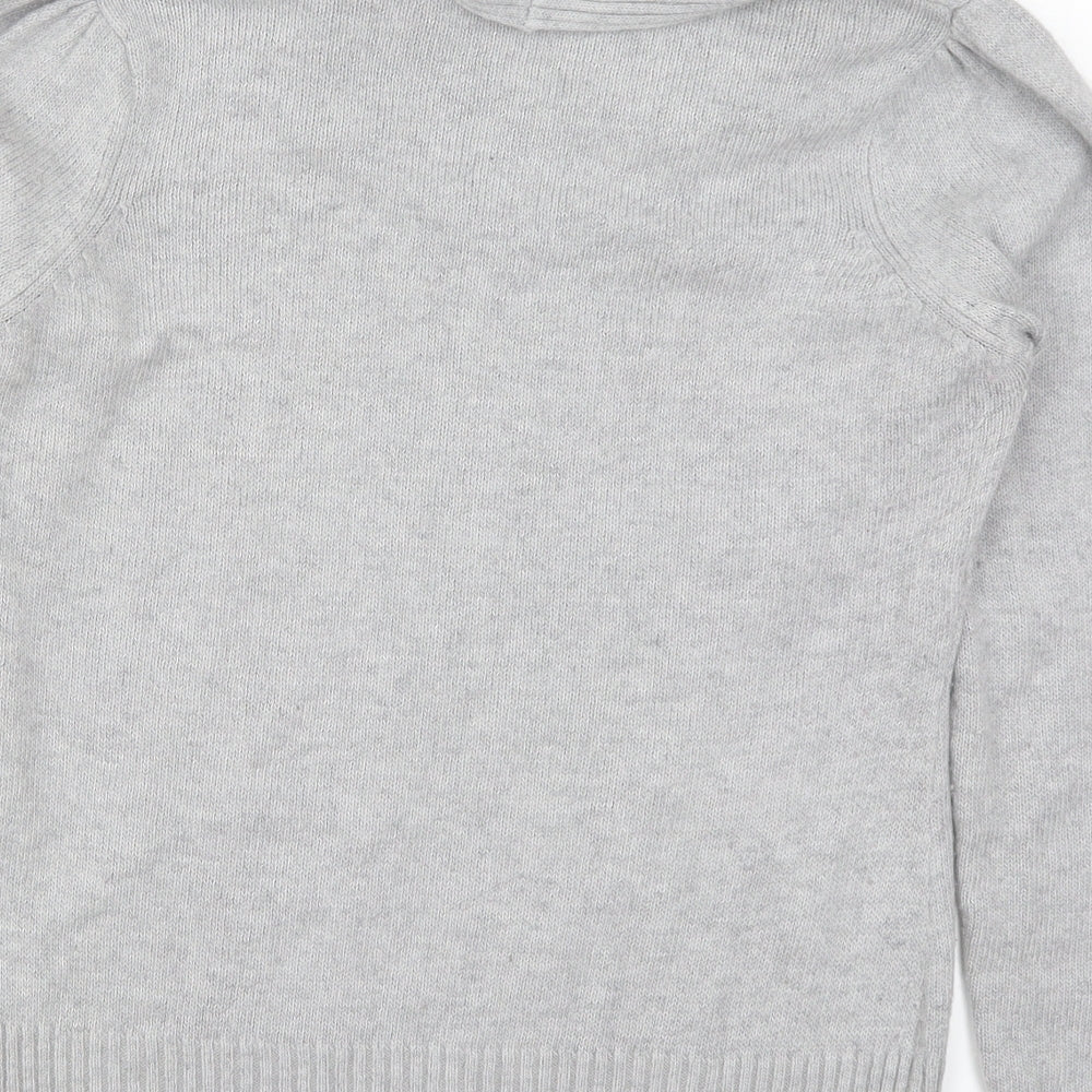George Womens Grey  Knit Pullover Jumper Size 14