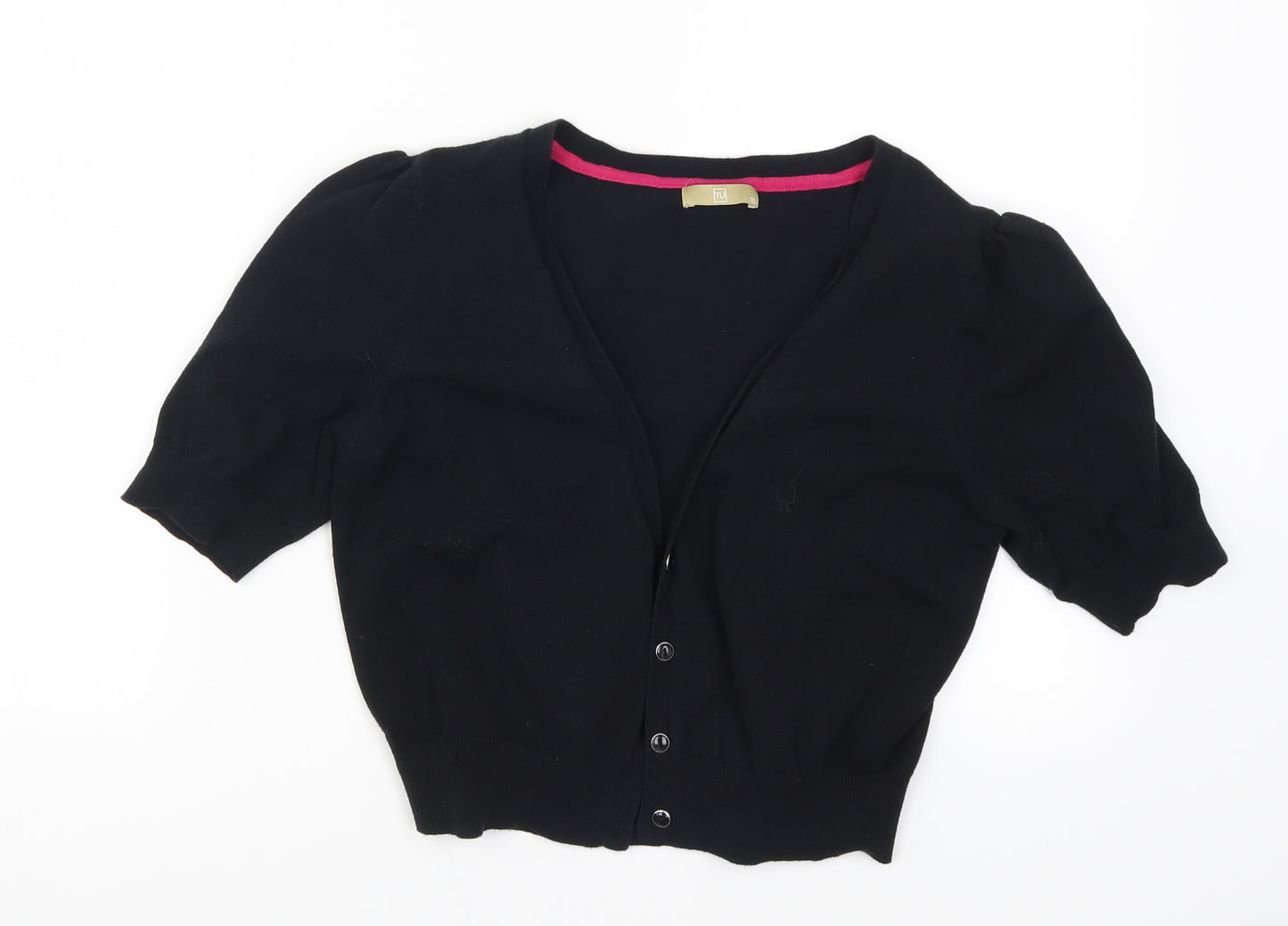 TU Womens Black   Cardigan Jumper Size 16