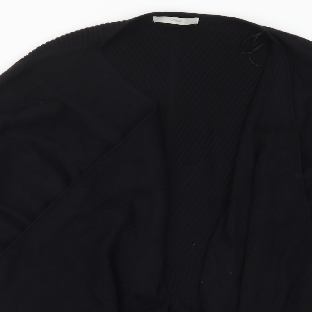 George Womens Black  Knit Cardigan Jumper Size 20