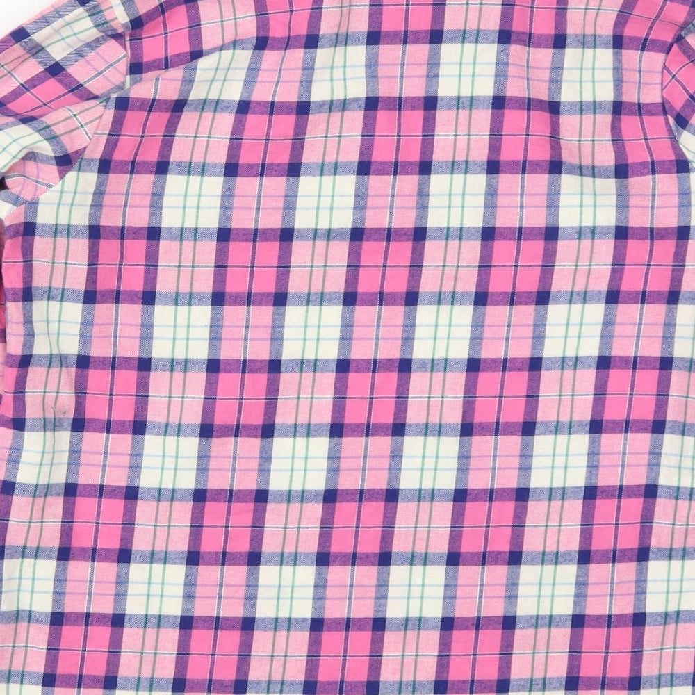 M Kids Girls Pink Check  Basic Casual Size 14 Years