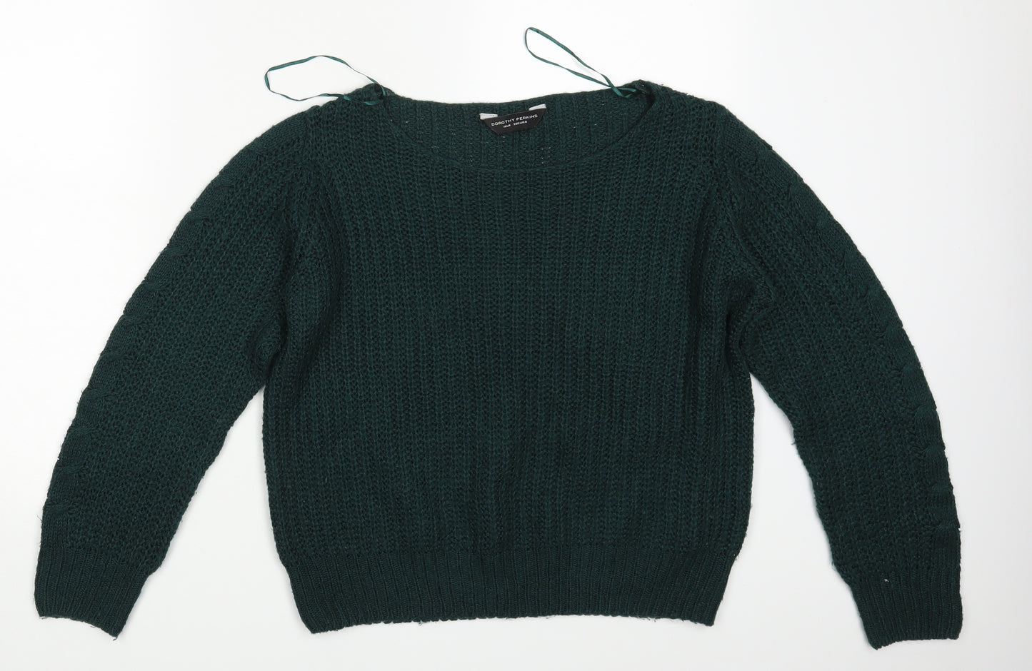 Dorthey Perkins Womens Green   Pullover Jumper Size 10