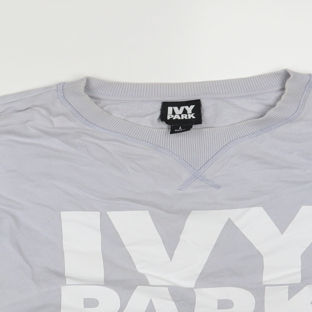 IVY PARK Womens Blue   Pullover Jumper Size L
